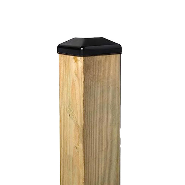 Fence Post Caps Durable Plastic Deck Poles In Low Profile Fence Panels