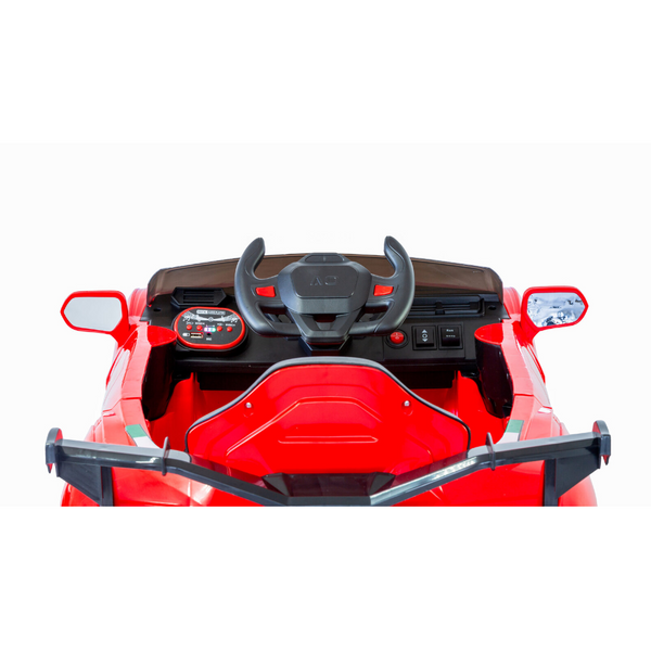 Lenoxx Ferrari Inspired 12V Ride On Electric Car With Remote Control Red Kids Ride On Toys