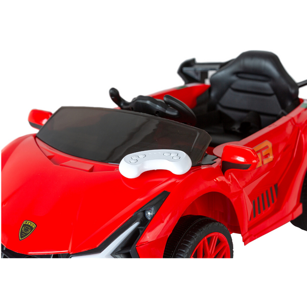 Lenoxx Ferrari Inspired 12V Ride On Electric Car With Remote Control Red Kids Ride On Toys