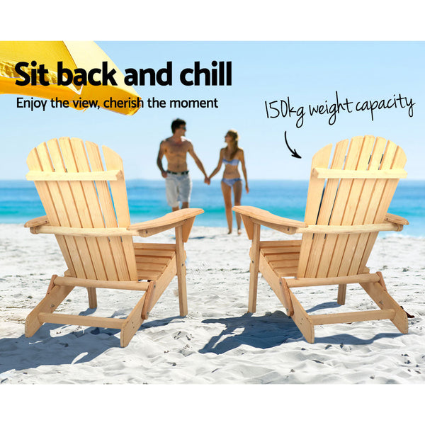 Gardeon Outdoor Chairs Furniture Beach Lounge Adirondack Garden Patio Patio Chairs