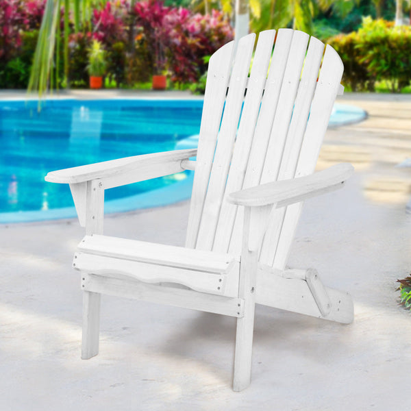Gardeon Outdoor Furniture Adirondack Chairs Beach Lounge Patio Garden Patio Chairs