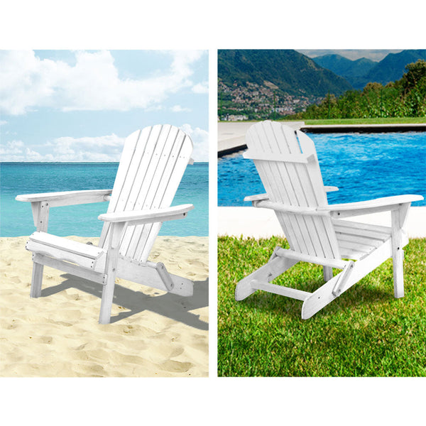 Gardeon Outdoor Furniture Adirondack Chairs Beach Lounge Patio Garden Patio Chairs