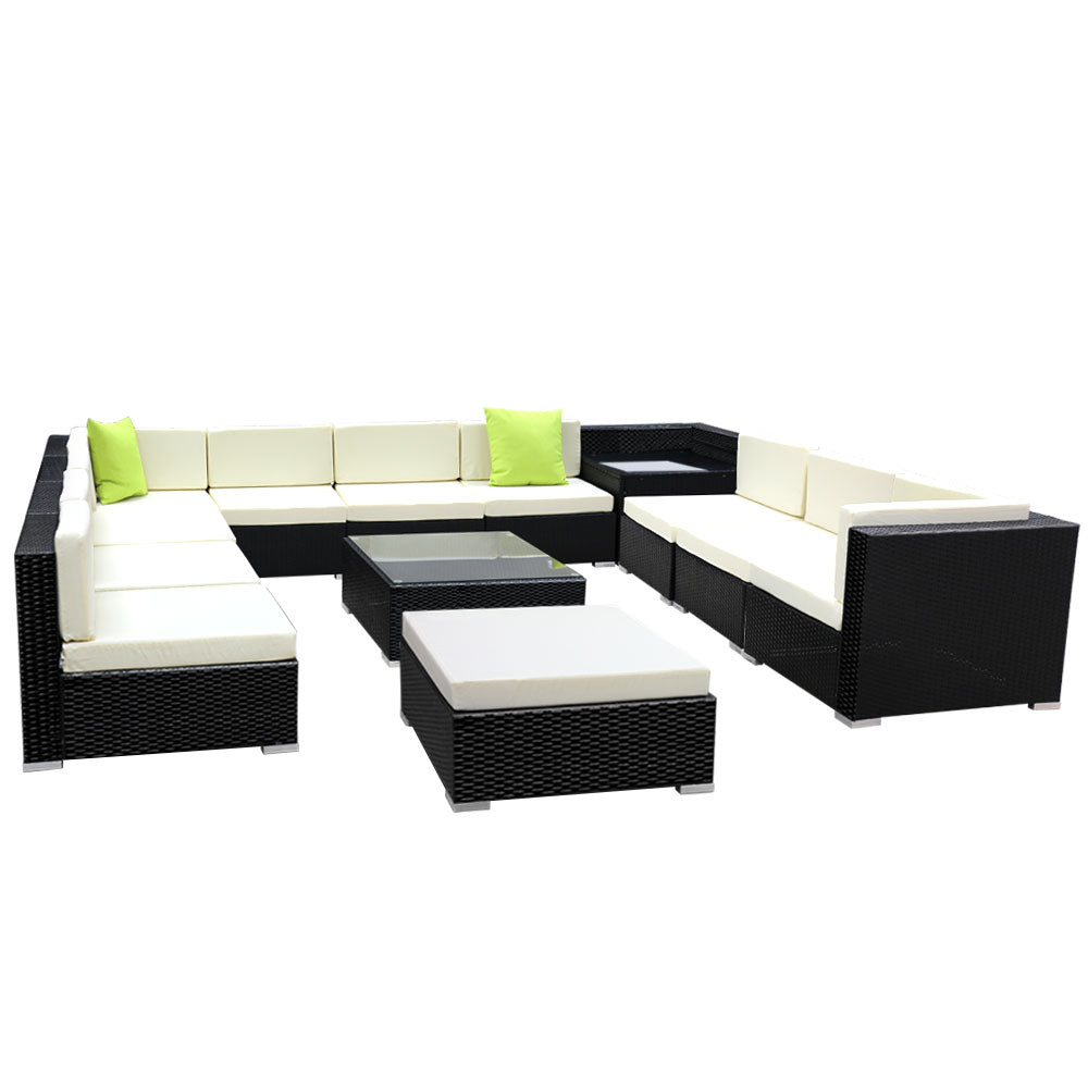 Gardeon Outdoor Furniture Sofa Set Wicker Garden Patio Lounge Patio Furniture Sets