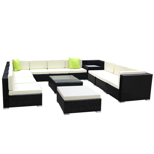 Gardeon Outdoor Furniture Sofa Set Wicker Garden Patio Lounge Patio Furniture Sets