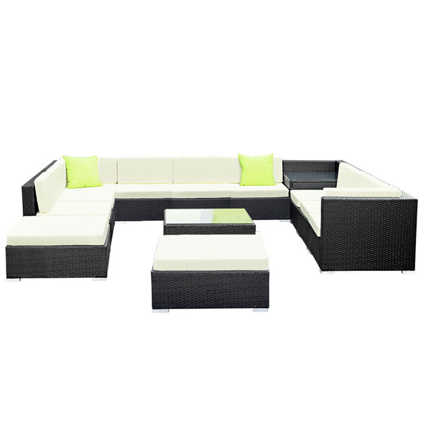 Gardeon Outdoor Furniture Sofa Set Wicker Garden Patio Lounge Patio Furniture Sets