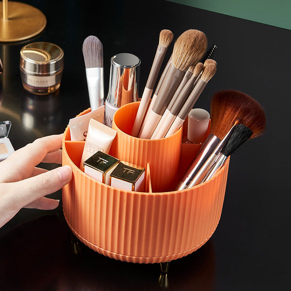 Desktop Swivel Makeup Brush Organizer