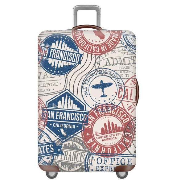 Polyester Suitcase Cover For Pull Rod With Various Designs And Sizes Other Luggage