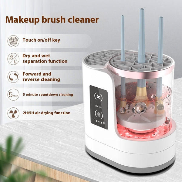 Rechargeable Electric Makeup Brush Cleaner Automatic Cleaning Tool Stand Brush Cleaners
