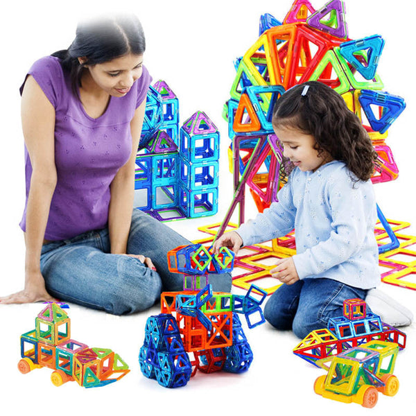 Mag Netic Building Blocks Diy Nets Toys For Kids Designer Construction Set Gifts Children Building Toys Sets & Packs