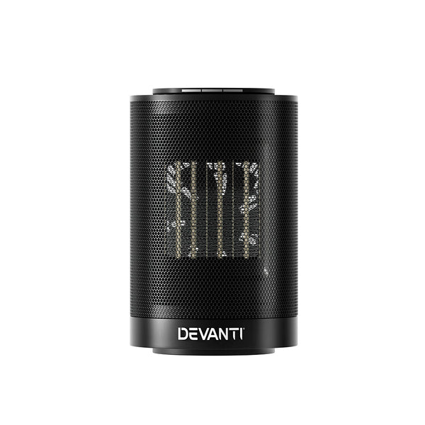 Devanti Electric Fan Heater Portable Ceramic Standing Room Office 1200W Heaters