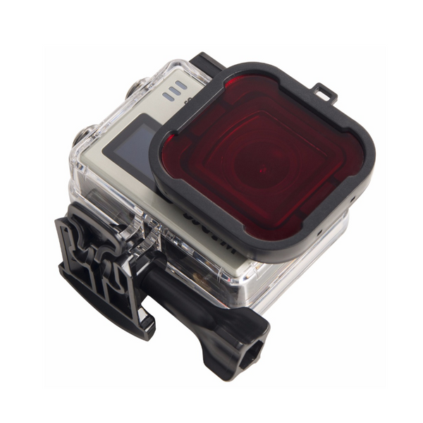 Filter Underwater For Xiaoyi 4K Action Camera With Bracket Diving Protective Housing Waterproof Case Red Underwater Cases & Housings