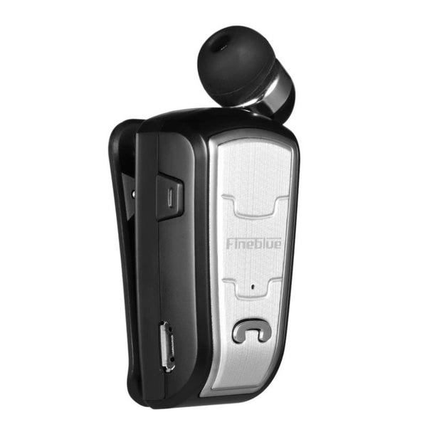 Fineblue Wireless Bt In Ear Headphones With Microphone Black Headsets