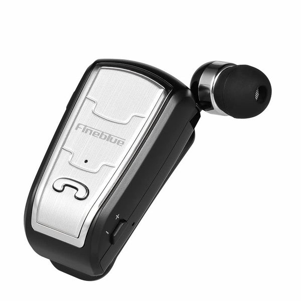 Fineblue Wireless Bt In Ear Headphones With Microphone Black Headsets