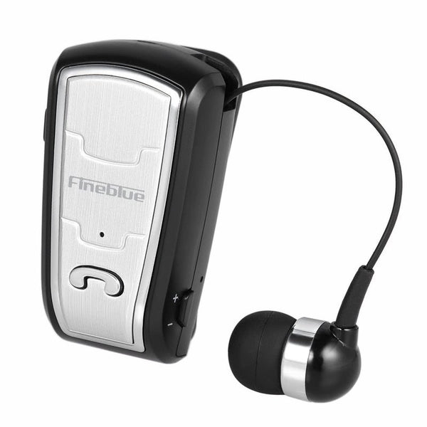 Fineblue Wireless Bt In Ear Headphones With Microphone Black Headsets