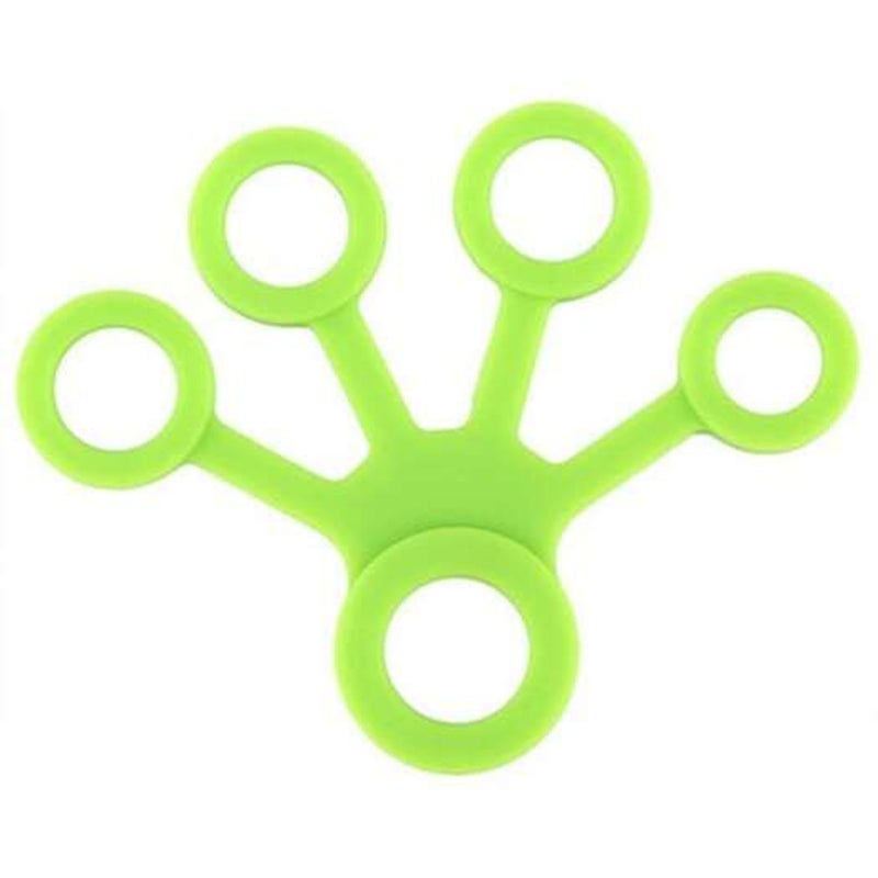 Finger Resistance Bands Exercises Training Expander Grip Equipment Lawn Green Hand Grippers
