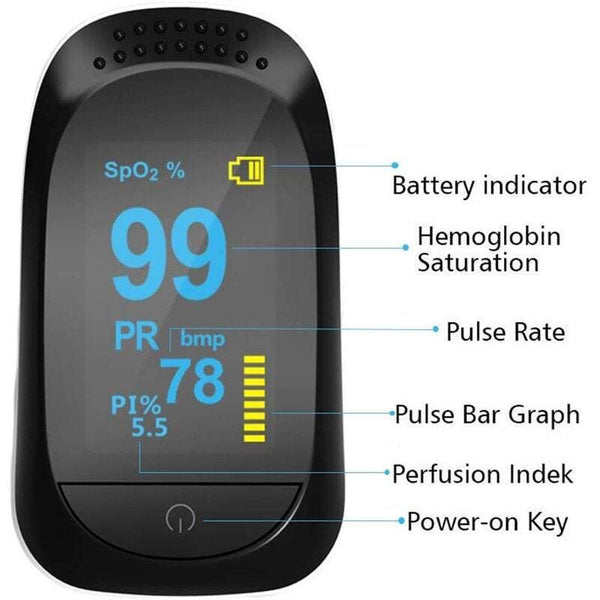 Oximeters Fingertip Oximeter Clip Pulse Oximetry Monitor Heart Rate Sleep Monitoring Rosegold
