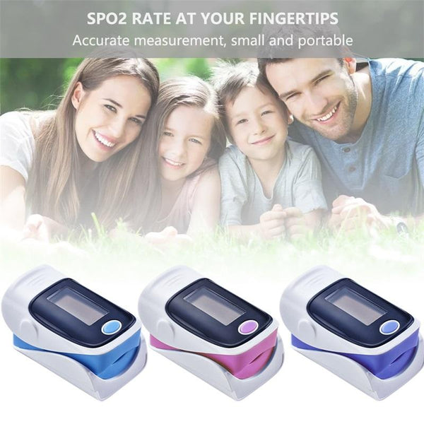 Fingertip Heart Rate Monitor With Pulse Oximeter Oximeters
