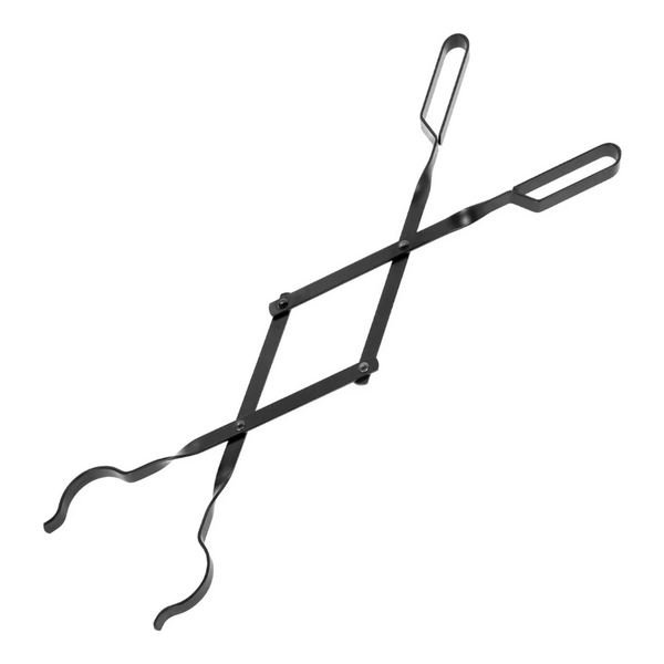 Fire Pit Tongs Fireplace Accessories Fireplaces Tool For Outdoor Indoor Camping Wood Stoves Pits Black Steel 26 Inch Fireplace Pokers Tools