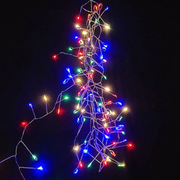 Firecracker Starry String Lights 8 Modes Led Fairy Twinkle For Christmas Bedroom Festival Decorations