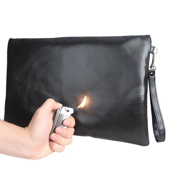 Fireproof Document Bag With Lock File Organizer Bags