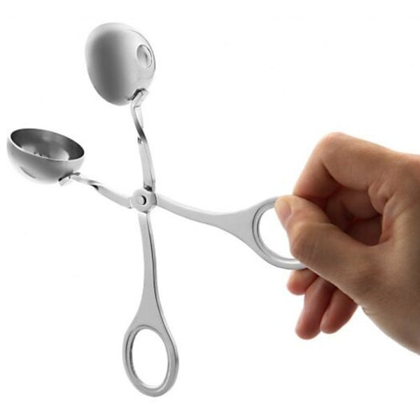 Fish Meat Baller Meatball Maker Silver Hamburger & Meatball Makers