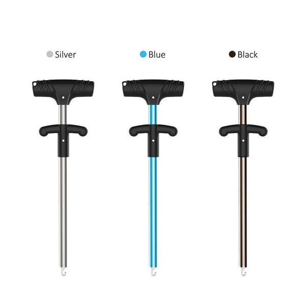 Fishing Hook Remover With Squeeze Puller Silver Pliers & Hook Removers