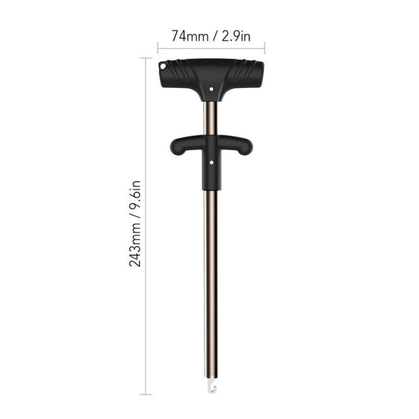 Fishing Hook Remover With Squeeze Puller Silver Pliers & Hook Removers