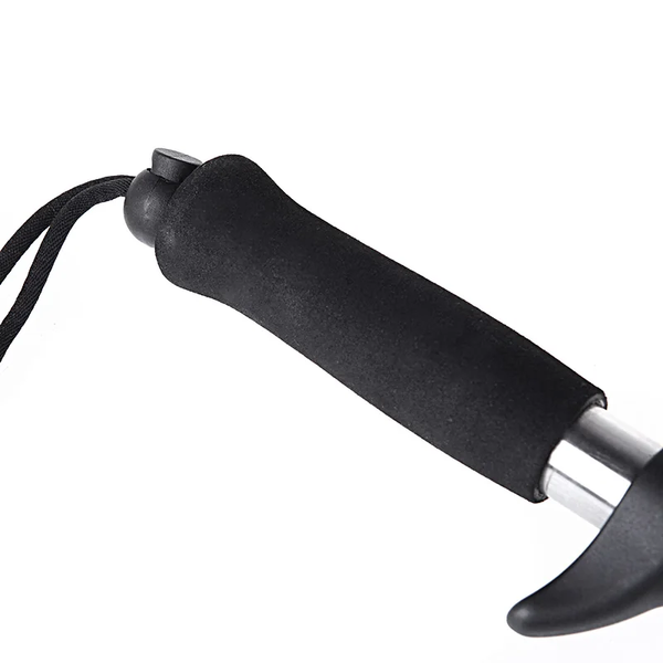 Fishing Portable Stainless Steel Lip Gripper Grabber Tool Black