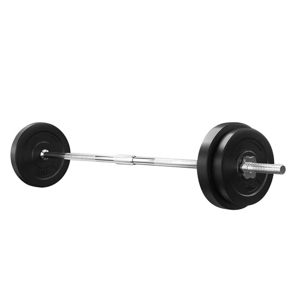 38Kg Barbell Weight Set Plates Bench Press Fitness Exercise Home Gym 168Cm