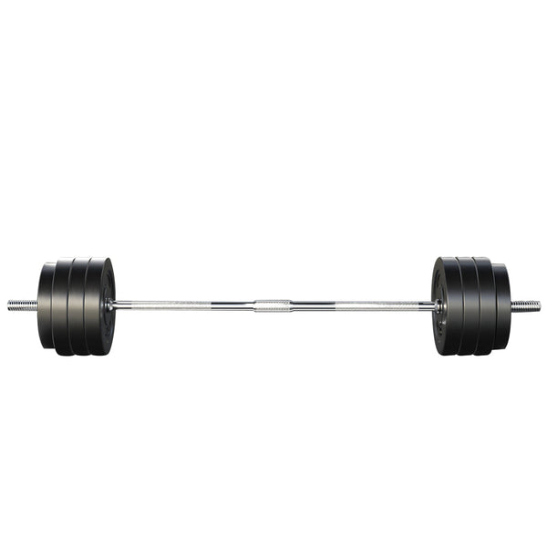 78Kg Barbell Weight Set Plates Bench Press Fitness Exercise Home Gym 168Cm