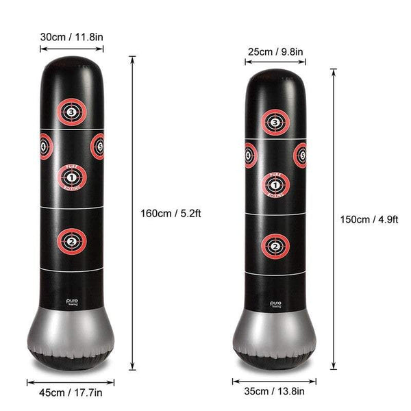 Gym Fit Out Equipment Fitness Punching Bag Tumbler Inflatable Sandbag Venting Toy Punching Bags