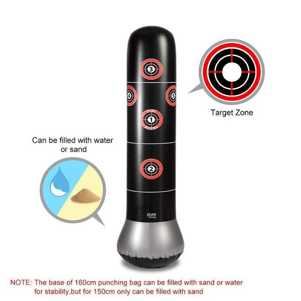 Gym Fit Out Equipment Fitness Punching Bag Tumbler Inflatable Sandbag Venting Toy Punching Bags
