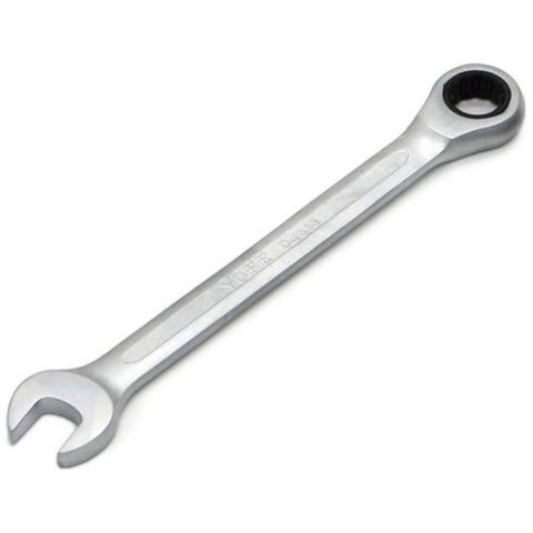 Fixed Head Ratchet Wrench Repair Tool 72 Gear 9Mm Silver