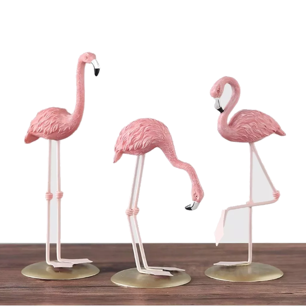 Flamingo Ornament Living Room Garden Decoration Pink Statue Figurine Sculptures & Figurines