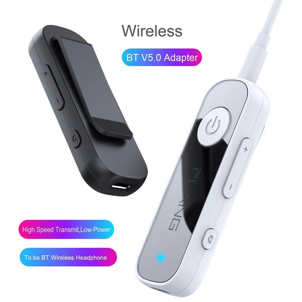 Flang Gs1 Bluetooth 5.1 Audio Wireless Receiver Hifi Adapter Microphone 3.5Mm Jack Receivers