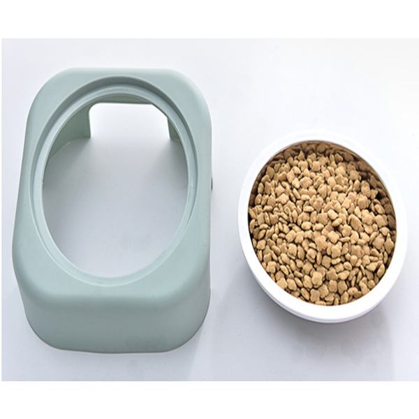 Stainless Steel Flat Face Tilting Cat Water Bowl Tableware Pet Food Dish Dishes Feeders & Fountains