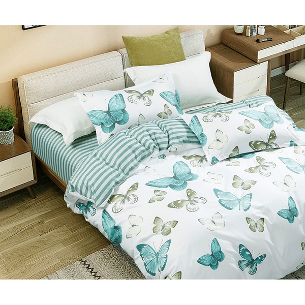 Fabric Fantastic Fleur Butterflyquilt/Duvet Cover Set Quilt Covers