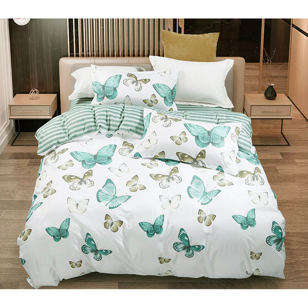 Fabric Fantastic Fleur Butterflyquilt/Duvet Cover Set Quilt Covers