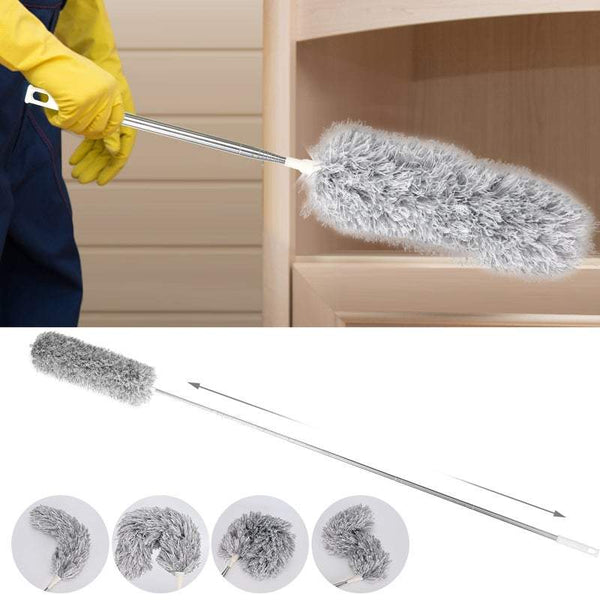 Dustpans Brooms Flexible Retractable Microfiber Duster Extendable Bendable Head Cleaning Brush Dusters