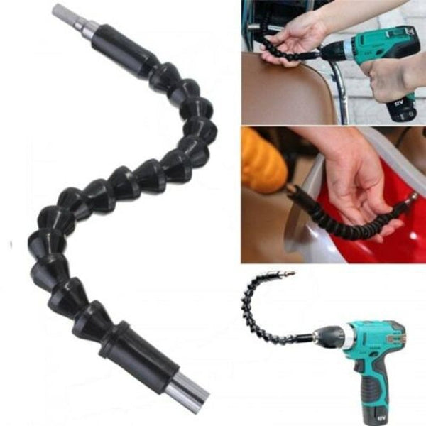 Flexible Shaft Bits Extention Screwdriver Drill Holder Connecting Link Black Drill Bits