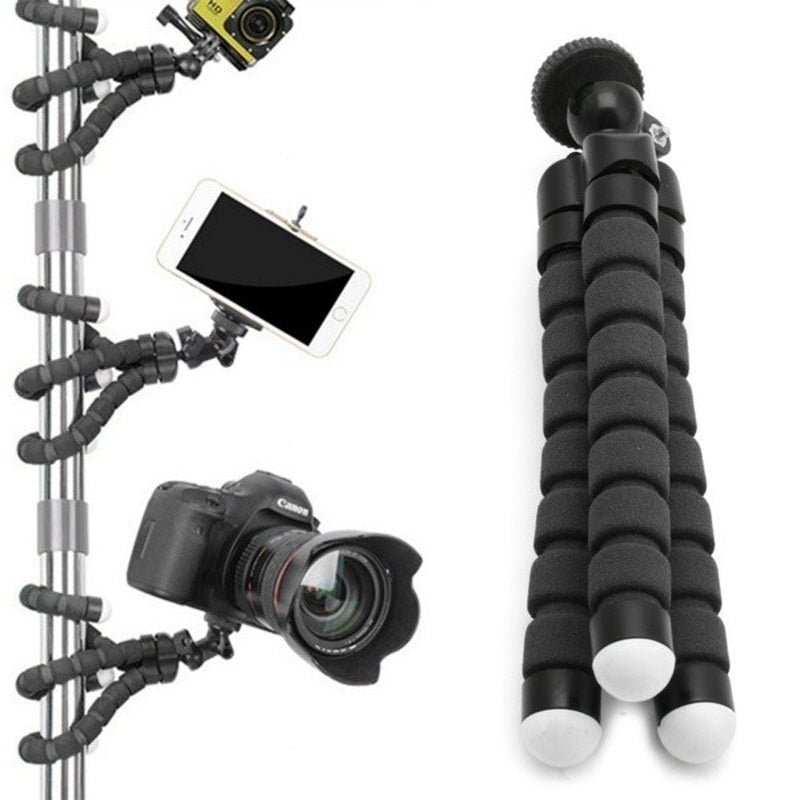 Flexible Tripod Gorilla Stand Mount Monopod Holder Black Tripods & Monopods