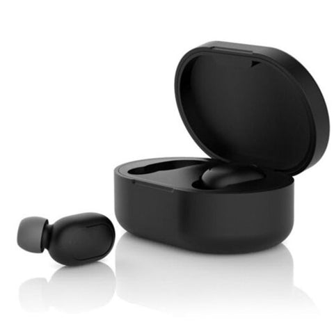 Flip Silicone Protective Case Cover For Xiaomi Redmi Airdots Bluetooth Earphone Black