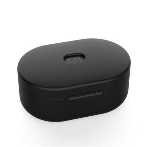 Flip Silicone Protective Case Cover For Xiaomi Redmi Airdots Bluetooth Earphone Black
