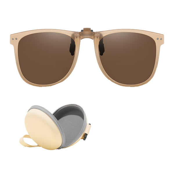 Flip Up Sunglass Clips On Polarized Glasses For Men Sunglasses