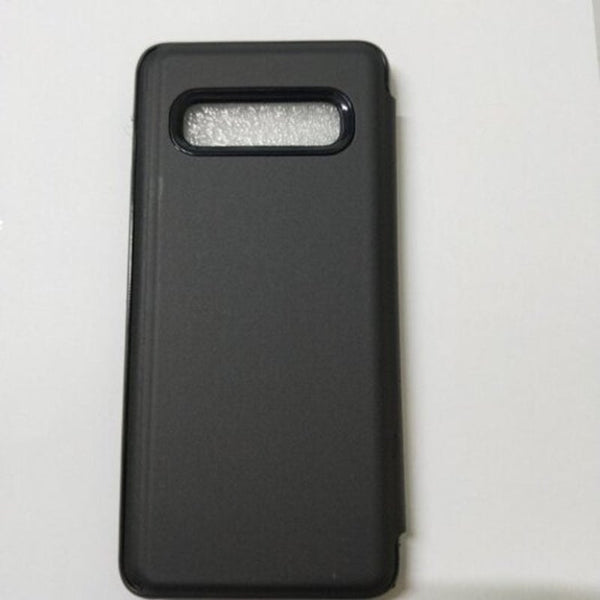 Flip With Stand Mirror Full Body Case Cover For Samsung Galaxy S10e Graphite Black