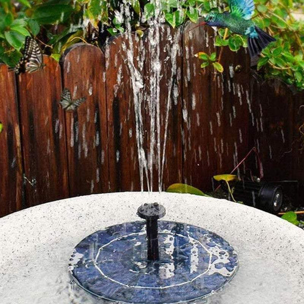 Water Features Fountains Submersible Floating Solar Pump Kit Outdoor Fountains