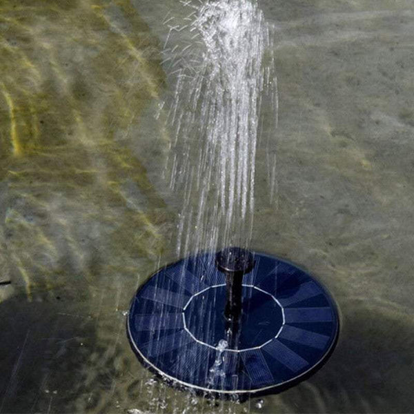Water Features Fountains Submersible Floating Solar Pump Kit Outdoor Fountains