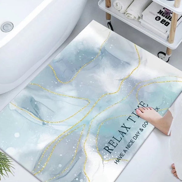 Floor Mat Soft Quick Drying Non-Slip Carpet Bathroom Mats Super Absorbent