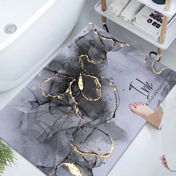 Floor Mat Soft Quick Drying Non-Slip Carpet Bathroom Mats Super Absorbent