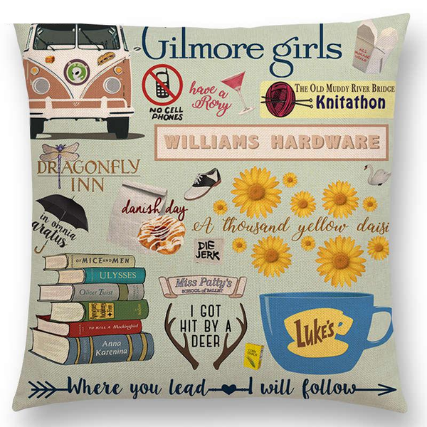 Floral Inspirational Sayings Cushion Covers Cushions & Decorative Pillows